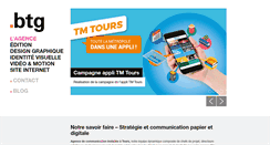Desktop Screenshot of btg-communication.fr